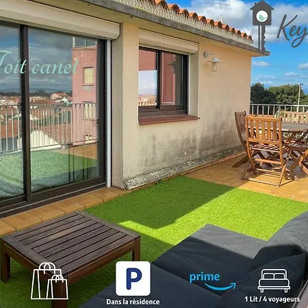 T2 Toit-terrasse - A 5 Min A Pieds Canet-en-Roussillon
